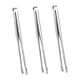 thumbnail image 1 of Pinzas para barbacoa de acero inoxidable de 3 piezas, pinzas para parrilla, pinzas para alimentos de cocina, pinzas para cocinar, herramienta para bistec, bufé y carne., 1 of 5
