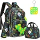 thumbnail image 1 of Bikab School Bags 3 in 1 Kids Bags for Girls Kawaii Backpack Waterproof Children School Bags for Girl 16" Bag for Girls Set, 1 of 3