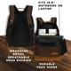 thumbnail image 3 of Mochila Wrangler Yellowstone Western Style de pana marrón, 3 of 3