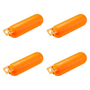 Magideal - 4 Piezas De Cubierta De Seguridad Para Cable De Extensión De Exterior, Caja De Conexiones Ip44, Resistente Al Agua, Protector De Enchufe De Cable Para Naranja