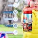 thumbnail image 5 of ThomasBotella de Agua con Tapa Pop Top de Un Toque, Acero Inoxidable, a Prueba de Fugas, para Deportes, Botella Infantil rosa 12 oz, 5 of 6