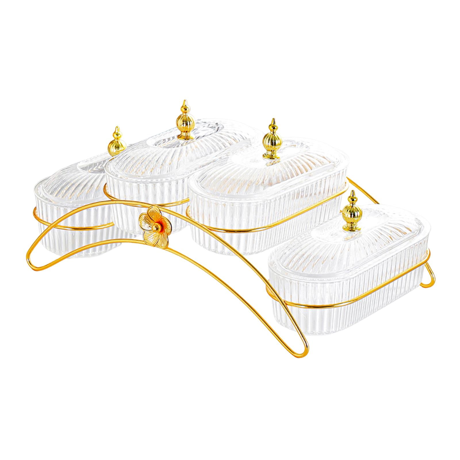 Bothyi - Plato De Ensalada De Frutos Secos Con Tapa, Plato De Frutos Secos Para Galletas, Frutos Secos, Aperitivos, Transparente