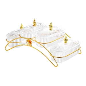 Bothyi - Plato De Ensalada De Frutos Secos Con Tapa, Plato De Frutos Secos Para Galletas, Frutos Secos, Aperitivos, Transparente