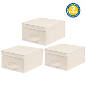 Pack 3 Cajas Organizadoras Plegables Carry All® Beige