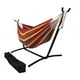 thumbnail image 1 of Hamaca Doble Rojo Con Soporte Acero, Estuche, Interior Y Exterior, 1 of 3