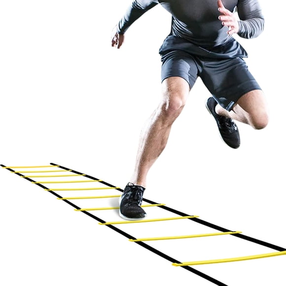 Escalera de agilidad GHB Pro para entrenamiento de agilidad, 12 peldaños, 6 m, con bolsa