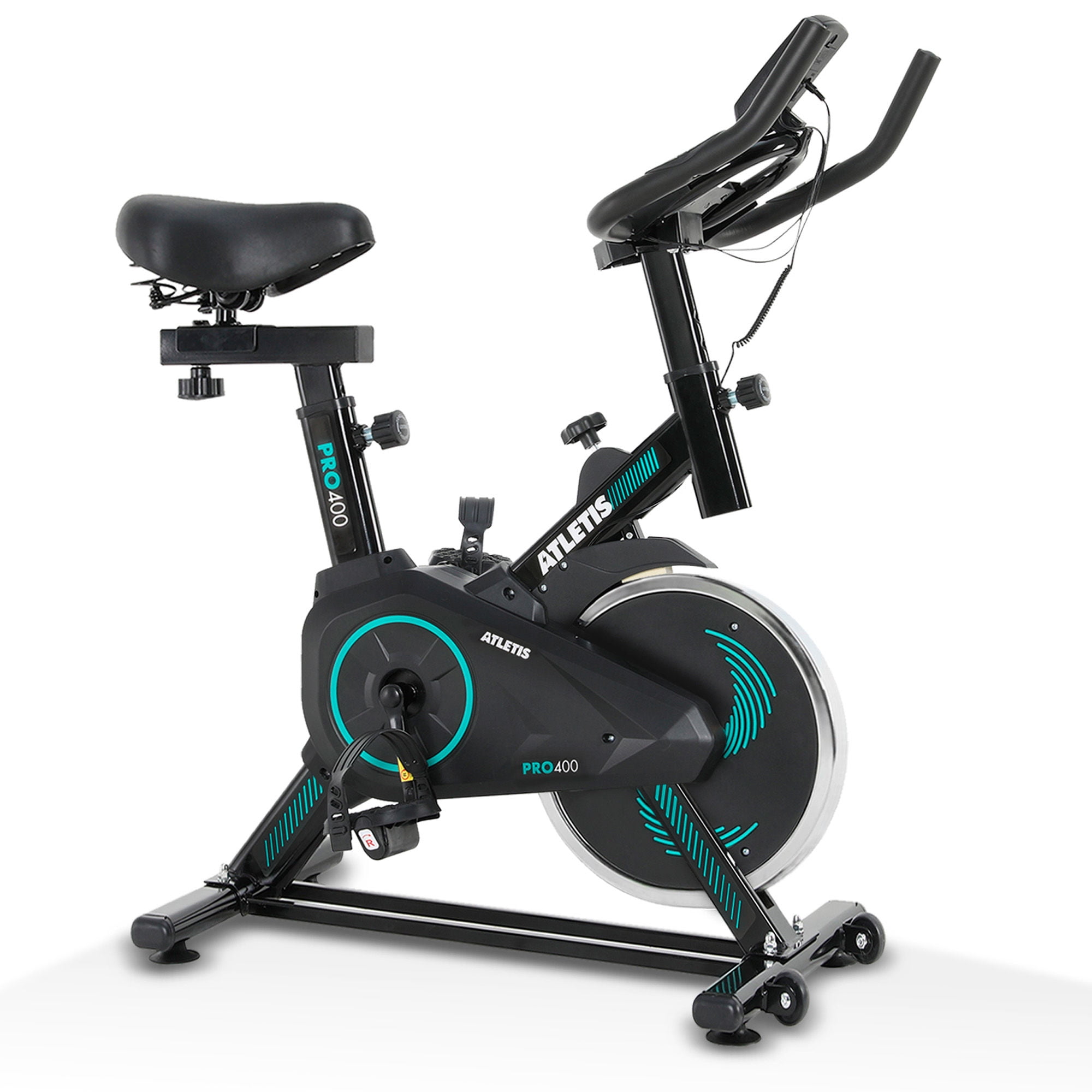 Bicicleta Spinning Atletis Pro 400 Turquesa 6 Kg