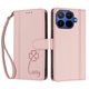 thumbnail image 3 of Funda Cartera Trébol para Xiaomi 17T Pro con Ranuras Tarjetas y Carga Inalámbrica Rosa, 3 of 6