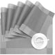 thumbnail image 4 of XmhyTop Juego de 6 Manteletes Individuales para Mesa, Hechos de PVC Resistente, Antideslizantes y Termorresistentes, Ideal para Hogares, Restaurantes y Cocinas, Estilo V, 45*30cm, Gris, 4 of 5