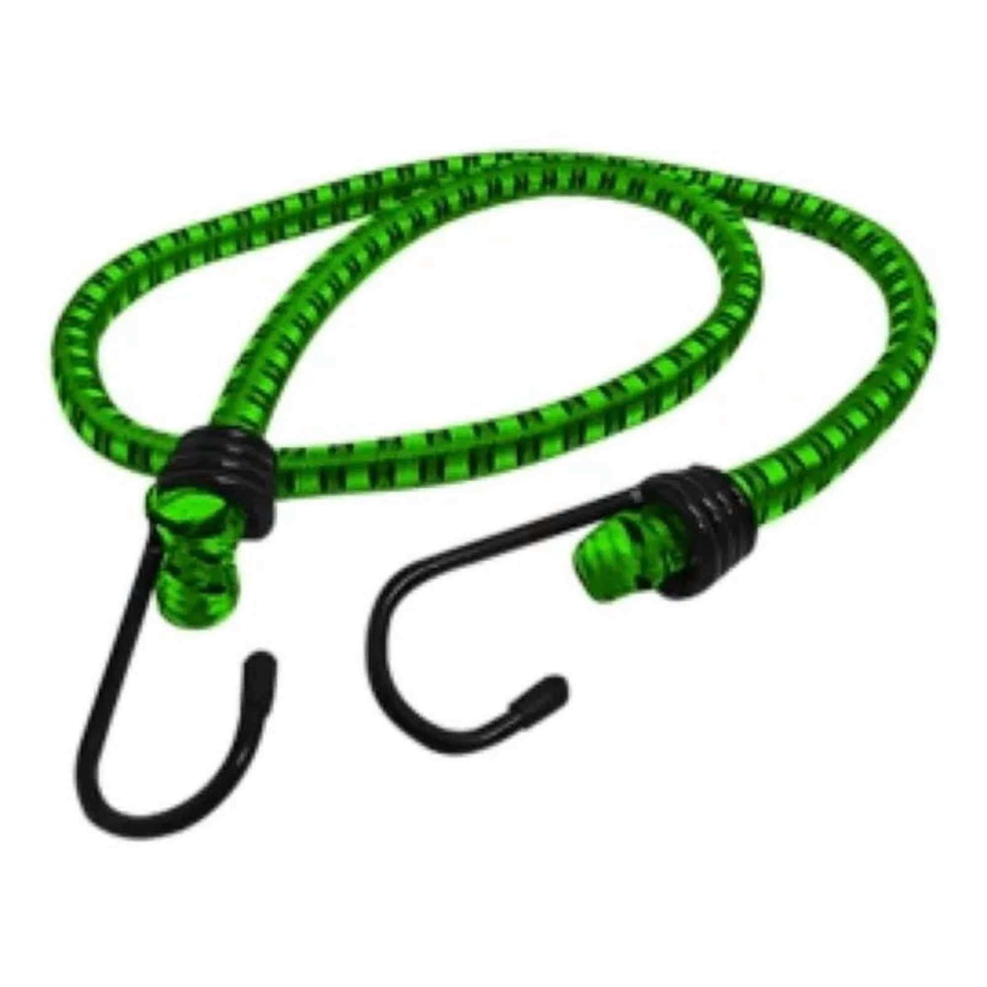 Metalfer - Cuerda Elastica Fuerte Con Ganchos 8mmx100cm Para Carga