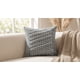 thumbnail image 1 of Pack 2 Cojines Chenille con Flecos 45x45 cm Boho Decorativos - Mykonos Gris, 1 of 8