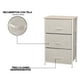thumbnail image 3 of Cajonera Velador Organizador 3 Cajones Metal Madera Tela, 3 of 5
