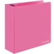 thumbnail image 2 of Carpeta de 3 anillas Enday Pink de 3 pulgadas con tapa transparente y bolsillos, 2 of 8