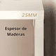thumbnail image 3 of Escritorio estudio oficina madera maciza 3 cajones #2, 3 of 3