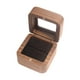 thumbnail image 5 of Caja De Madera Para Anillos, Diseño Retro, Caja Para Anillos De Boda, Para Ceremonia De Cumpleaños, Propuesta, Terciopelo Negro, 5 of 5