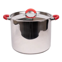 Genérico - Olla Nizza Acero Inoxidable 30Cm Con Tapa Plateada