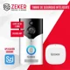 thumbnail image 2 of Timbre Inalambrico De Seguridad Inteligente Zeker Camara 4mp Gris, 2 of 3