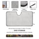 thumbnail image 2 of Niños del Basurero Parasol para Parabrisas Delantero Protector Plegable, Visera Solar para Auto Bloquea Rayos UV Mantiene tu Vehículo Fresco140cm*76cm, 2 of 6