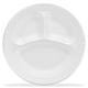 thumbnail image 1 of Plato desechable Dart 9CPWCR, 23 cm, 3 compartimentos, funda de espuma 500, 1 of 6
