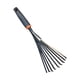 thumbnail image 2 of Rastrillo de mano para jardín, cultivador con mango ergonómico, rastrillo de hojas pequeño, ideal para jardinería, barrido de jardín, patio, macizos d, 2 of 5