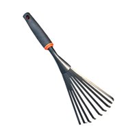 Ioensy - Rastrillo De Jardín Rastrillo De Metal Para Arbustos Para Cultivar Macizos De Flores De Jardín Herramienta De Jardinería