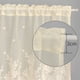 thumbnail image 4 of Xiao Hua Cortina de Encaje con Bordado de Flores, Cortina Corta Translúcida con Hilo de Encaje, Adecuada para Decoración de Dormitorio y Cocina, beige, 1 Pieza, 53.94 x 24.02 Pulgadas, 4 of 4