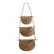 thumbnail image 3 of Cestas de frutas colgantes para interiores, soporte para maceta, cesta de almacenamiento multifuncional, cesta colgante de macramé para r bomb , MARRÓN Marrón, 3 of 5