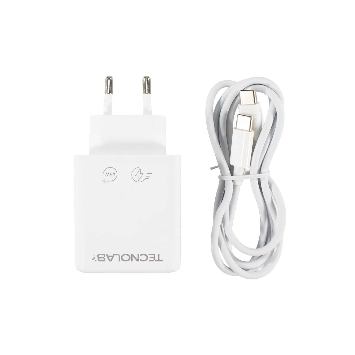 Cargador Ultra Rápido 45w Qc 3.0 Usb-c A C Tl714 Tecnolab