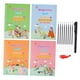 thumbnail image 5 of Juego De Cuadernos Ranurados Para Niños Con Recambio De Bolígrafo, Cuadernos De Caligrafía Con Alfabeto Alemán, 5 of 5