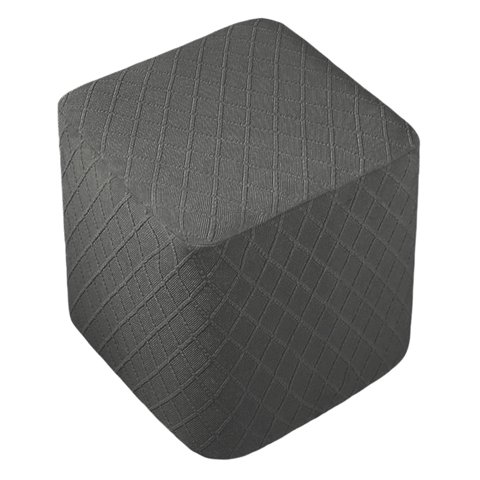 Bothyi - Reposapiés Taburete Cubre Taburete Protector Con Fondo Elástico Para Salón Gris Oscuro