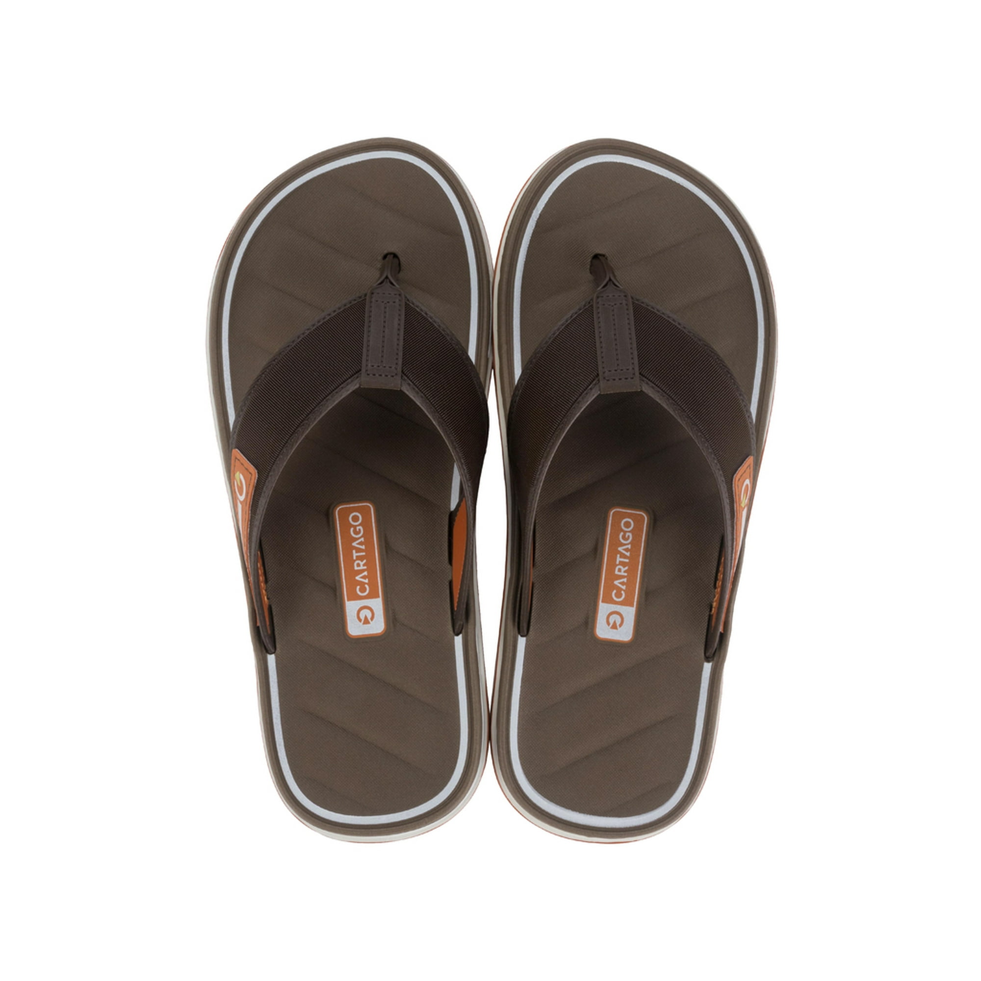 Sandalia Hombre Blanco/marrón Malaga Cartago