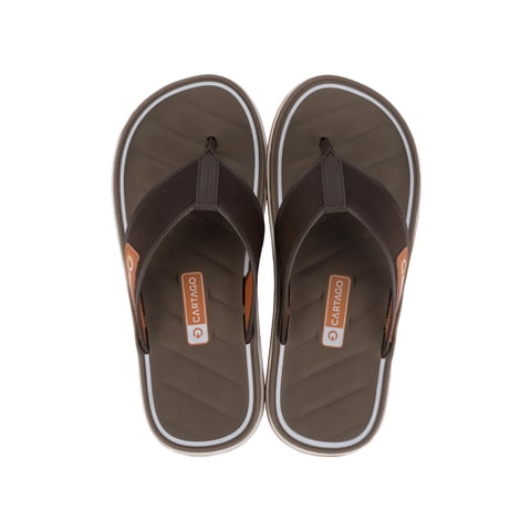 Sandalia Hombre Blanco/Marrón Malaga Cartago