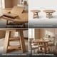 thumbnail image 4 of Mesa Comedor Isidora Extendible 110-150cm Con Almacenamiento Marrón Claro, 4 of 8