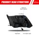 thumbnail image 3 of Conjunto de faros ADCARLIGHTS para Dodge Ram 2009-2018, 3 of 9