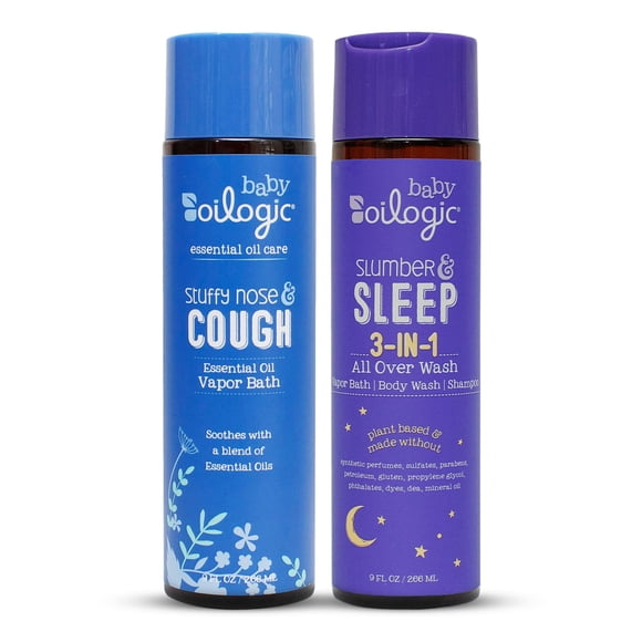 Alivio de baño con vapor Baby Care Essentials Oologic, paquete de 2