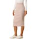 thumbnail image 4 of INSPIRE CHIC Falda Recta de Mujer Regreso a Clases Cintura Alta Midi Falda de Punto Lápiz Albaricoque S, 4 of 6