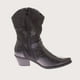 thumbnail image 4 of Bota Vaquera Negro Vía Franca., 4 of 5