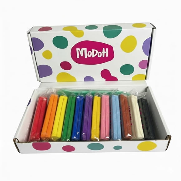 Set De Plastilina De 12 Colores A Base De Aceite 600 G