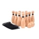 thumbnail image 3 of Set de Bolos de Césped de Madera NI-ROU para Exterior, 3 of 8