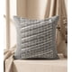 thumbnail image 2 of Pack 2 Cojines Chenille con Flecos 45x45 cm Boho Decorativos - Mykonos Gris, 2 of 8