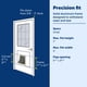 thumbnail image 5 of Puerta para mascotas PetSafe Freedom de aluminio para perros y gatos pequeños, 5 of 9