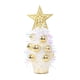 thumbnail image 3 of Árbol De Navidad De Mesa, Adorno Navideño, Manualidades Para Bares, Oficina, Decoración Del Hogar, Dorado, 3 of 5