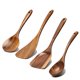 thumbnail image 2 of Juego de utensilios de cocina Renawe: cucharas de madera de acacia, 5 unidades, 2 of 7