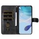 thumbnail image 2 of Funda tipo cartera para Infinix Hot 60i 4G con bolsillo con cremallera y ranuras para tarjetas – Función de soporte Negro, 2 of 5