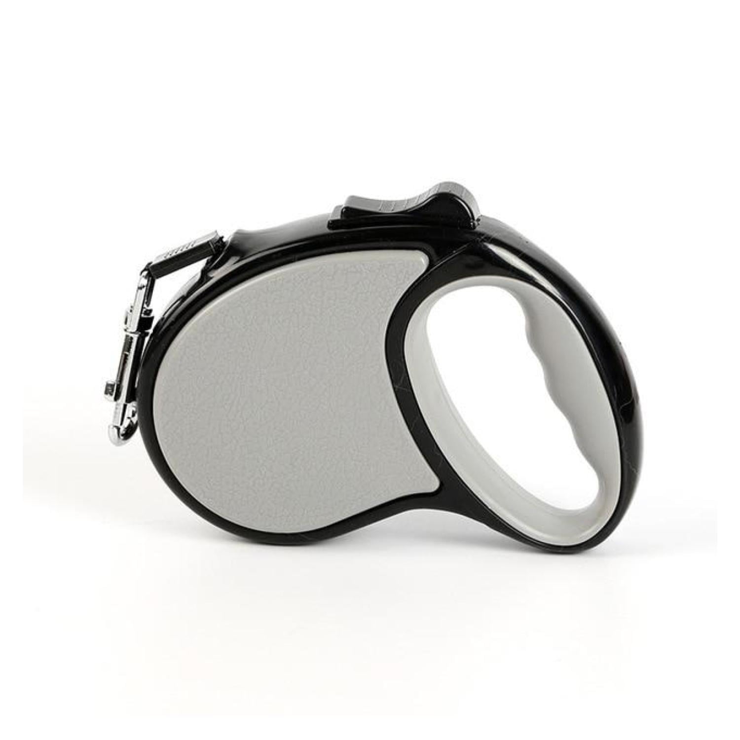 Total Upgrate - Cuerda Retráctil 5m Flexible Paseo De Perro Cachorro Gris