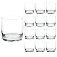 Set 12 Vasos Monterrey Transparente Cortos Cristar 296 Ml