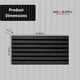 thumbnail image 4 of Paneles acústicos 3D Wall!Supply 18 cm Antracita – Pack de 6, 4 of 6