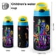 thumbnail image 2 of Rainbow Friends Botella de Agua con Tapa Pop Top de Un Toque, Acero Inoxidable, a Prueba de Fugas, para Deportes, Botella Infantil azul 12 oz, 2 of 6