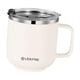 thumbnail image 3 of Taza De Café Taza De Viaje Con Aislamiento Al Vacío De Gran Capacidad Para Viajes Oficina Hogar Blanco 420 Ml, 3 of 3
