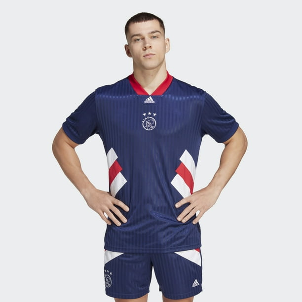 Camiseta Ajax Icon Azul Nueva Original Adidas